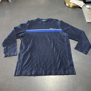 Nautica Competition long sleeve shirt vintage 2000's Y2K Navy Men's XXL